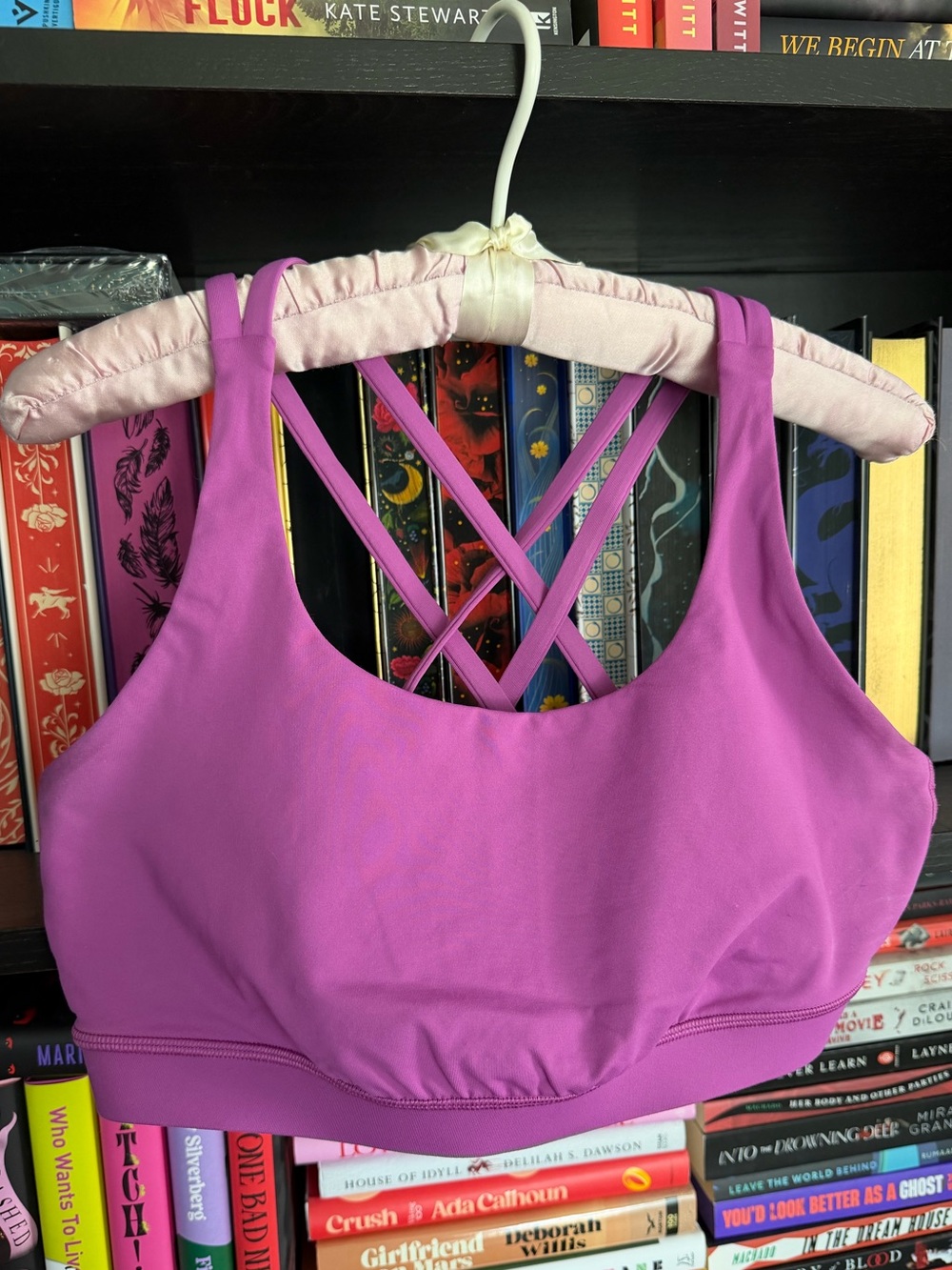 Like New Lululemon Energy Sports Bra - Purple - Size 10